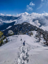 Snow-capped mountains in Manali, Himachal Pradesh